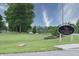 Community putting green with the 1925 Pub House at Grandview sign at 115 Northshore Blvd, Anderson, IN 46011