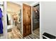 Open doorway showing vanities in bathroom at 1284 N Letterman Rd, Paragon, IN 46166