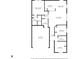 Detailed floor plan showcasing the layout, dimensions, and room placements of the home at 1912 Blue Pine Ln, Indianapolis, IN 46231