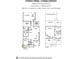 Floor plan for the home showing layout of main floor featuring a living room, kitchen, and multiple bedrooms at 19995 Gansett Rd, Westfield, IN 46074