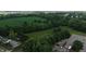 Aerial view of tree lined property showing some buildings and mature landscaping at 2000 Hawthorne Dr, Plainfield, IN 46168