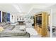 Large basement area featuring a TV, a game area, and exercise equipment for entertainment and fitness at 2000 Hawthorne Dr, Plainfield, IN 46168