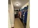 Walk-in closet featuring multiple levels of clothing racks and ample room for storage at 2230 Cedarmill Dr, Franklin, IN 46131