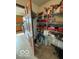 Organized pantry with shelves stocked with goods, offering plenty of storage at 2230 Cedarmill Dr, Franklin, IN 46131