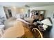 Spacious living room with a ceiling fan, comfortable seating, and natural light at 2292 Hampton Dr, Franklin, IN 46131