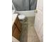 Bathroom featuring a toilet, bathtub with shower, with flooring that complements the vanity at 2929 Tuscarora Ln, Indianapolis, IN 46217