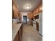 Efficient kitchen layout featuring ample counter space, cabinets, and modern appliances at 2929 Tuscarora Ln, Indianapolis, IN 46217