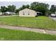 A quaint single-story house with a fenced backyard and two windows at 3302 N Butler Ave, Indianapolis, IN 46218