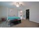Bedroom featuring ceiling fan, closet and natural light at 3350 Cessna Dr, Columbus, IN 47203