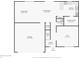 First floor layout featuring a living room, kitchen, dining room, bathroom, laundry room, garage, den, and foyer at 373 Austin Dr, Avon, IN 46123