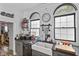Bright kitchen featuring updated countertops, a stylish faucet, and ample natural light, perfect for everyday living at 38 W Main St, Brownsburg, IN 46112