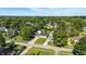 A beautiful aerial view of a neighborhood featuring lush trees and well-maintained homes, showcasing the community's serene environment at 452 N Fenton Ave, Indianapolis, IN 46219