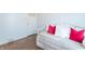 Bright room with comfortable daybed, decorated with white and red pillows at 4625 Beth Ann Dr, Indianapolis, IN 46221