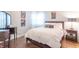 Charming bedroom with vintage vanity, ample sunlight, and decorative movie posters at 4625 Beth Ann Dr, Indianapolis, IN 46221