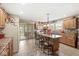 Spacious kitchen with an island, stainless steel appliances, and tile flooring at 5659 Augusta Woods Dr, Plainfield, IN 46168