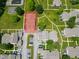 Aerial view of the property, showcasing the layout and surrounding neighborhood at 5965 Deerwood Ct, Indianapolis, IN 46254