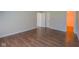 Comfortable bedroom features neutral walls, base trim, and new floors at 6029 Sycamore Forge Dr, Indianapolis, IN 46254