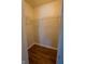 Walk-in closet with wire shelving and new flooring at 6029 Sycamore Forge Dr, Indianapolis, IN 46254