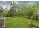 Lush backyard offering ample space for outdoor activities and landscaping at 9319 Rochelle Dr, Indianapolis, IN 46235