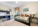 Comfortable bedroom featuring a daybed and decorative elements at 10381 Beaver Ridge Dr, Fishers, IN 46037