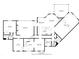A layout showcasing the main floor's rooms, including the kitchen, living room, and sun room at 10594 Geist Rd, Fishers, IN 46037