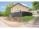 Exterior view of a modern home with a black fence and landscaping at 2130 Brookside Pkwy N Dr, Indianapolis, IN 46201