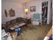 Comfortable living room with vintage furniture and decor at 2610 Marywood Dr, Southport, IN 46227