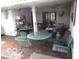 Outdoor patio with tables and seating at 2610 Marywood Dr, Southport, IN 46227
