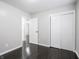 Cozy bedroom with closet is freshly painted with easy access to the rest of the home at 2909 S Randolph St, Indianapolis, IN 46203