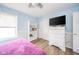 Bedroom featuring a closet and a large window at 296 Myers Lake Dr, Noblesville, IN 46062