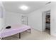Bright bedroom features neutral walls, closet with shelves and an additional large closet at 3058 Mcintosh Dr, Bargersville, IN 46106