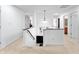 Second floor hallway with carpet, neutral walls and a chandelier with easy access to other rooms at 3058 Mcintosh Dr, Bargersville, IN 46106