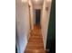 Hallway with hardwood floors connecting various rooms in the house at , Indianapolis, IN 46227
