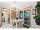 Cozy breakfast nook featuring sliding door access to outdoor space at 3813 N Ramsgate Rd, Martinsville, IN 46151