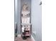 Bathroom with boat-shaped storage for toiletries and towels with a stylish toilet paper holder at 643 Harlan St, Plainfield, IN 46168