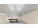 Spacious finished basement showcasing a pool table and ample room for games, providing a perfect entertainment zone at 649 Lawndale Dr, Plainfield, IN 46168