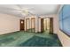 Spacious bedroom features ceiling fan, ample closet space, and natural light at 649 Lawndale Dr, Plainfield, IN 46168