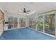 Light-filled sunroom offers peaceful views of the garden and outdoor spaces at 649 Lawndale Dr, Plainfield, IN 46168
