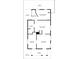 Detailed floor plan showcasing the layout of the house and yard at 725 2Nd St, Shelbyville, IN 46176