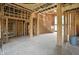 Spacious unfinished living area highlighting the layout and potential design elements at 7843 E Triple Crown Ln, Camby, IN 46113