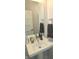 Clean pedestal sink in a half bathroom at 955 Dorman St, Indianapolis, IN 46202