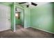 Spare bedroom with mirrored closet doors at 10155 Orchard Park W Dr, Carmel, IN 46280