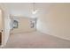 Bedroom with carpet, ceiling fan, and large windows at 1246 Valdosta Pl, Westfield, IN 46074