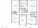 Upstairs floor plan featuring bedrooms and bathrooms at 1246 Valdosta Pl, Westfield, IN 46074