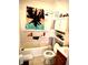 Bathroom featuring a shower/tub combination and a vanity with storage at 130 S Arlington Ave, Indianapolis, IN 46219