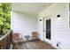 Covered deck with outdoor seating, perfect for relaxation at 1406 Linden St, Indianapolis, IN 46203
