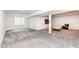 Large finished basement featuring a window and an additional seating area at 16283 Spring Bank Ct, Fishers, IN 46040