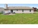 The home offers a beautiful lawn, outdoor patio and mature trees at 2127 Yosemite Dr, Lebanon, IN 46052