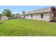 Large, private yard, patio, mature trees and storage shed at 2127 Yosemite Dr, Lebanon, IN 46052
