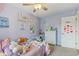Inviting bedroom with charming decor, featuring soft colors and playful accents at 2127 Yosemite Dr, Lebanon, IN 46052